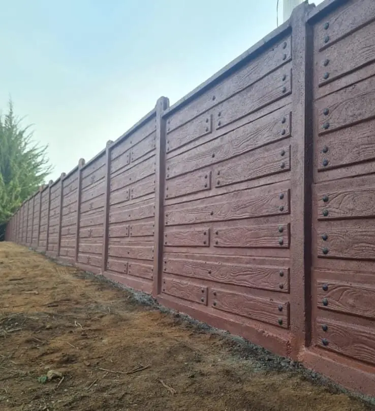 Pandereta de madera roble con terminación rojiza